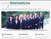 Tablet Screenshot of mccloudcg.com